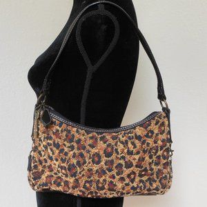 Fossil Leopard Print Shoulder Bag
